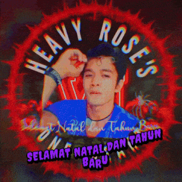a colorful graphic with the words selamat natal dan tahun baru on it