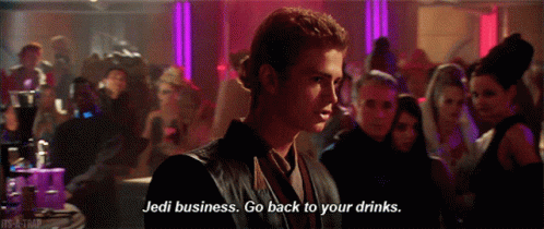Jedi Drinks GIF - Jedi Drinks Star Wars GIFs