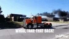 Truck Smokey GIF - Truck Smokey Back Up GIFs