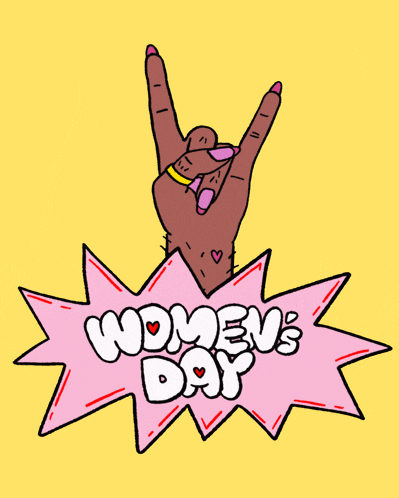 an illustration of a hand making a horns sign with the word everyday behind it