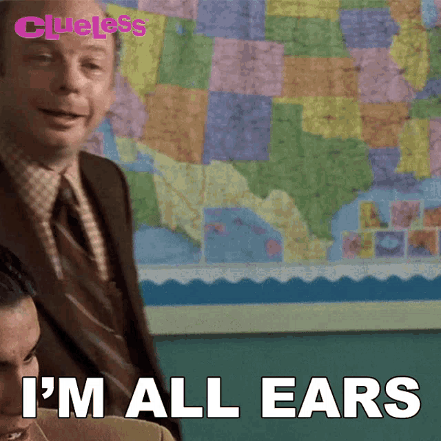 Im All Ears Mr Wendell GIF - Im All Ears Mr Wendell Wallace Shawn GIFs