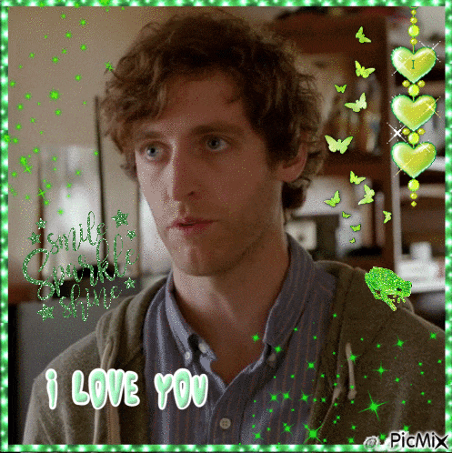 a picture of a man with the words i love you on the bottom