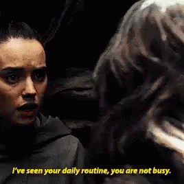 Daisy Ridley You Are Not Busy GIF - Daisy Ridley You Are Not Busy Star Wars GIFs