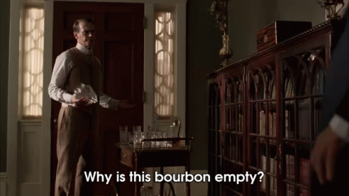 Valid Question GIF - Boardwalk Empire Steve Buscemi Why Is This Bourbon Empty GIFs