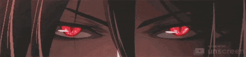 a close up of a person 's eyes with the words " made with unscreen " below them