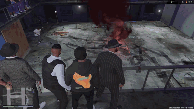 a screenshot of a video game shows a man wearing a hoodie that says supreme