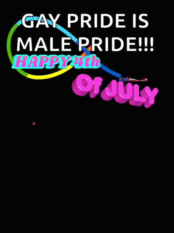 a sign that says gay pride is male pride
