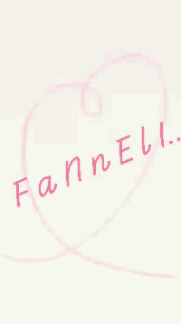 a white background with a pink heart and the words fanwell