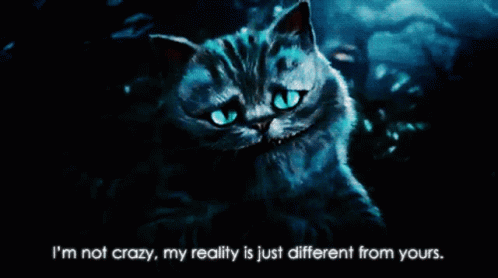 Alice In Wonderland Cheshire Cat GIF - Alice In Wonderland Cheshire Cat Im Not Crazy GIFs