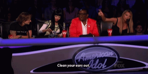 Nicki Minaj Ears GIF - Nicki Minaj Ears Clean It GIFs