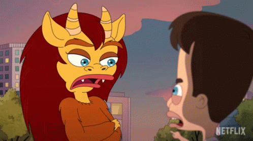 Shocked Connie The Hormone Monster GIF - Shocked Connie The Hormone Monster Big Mouth GIFs