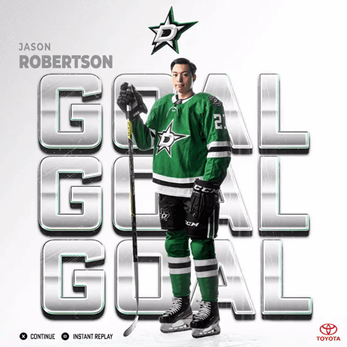 Jason Robertson Stars Goal GIF - Jason Robertson Stars Goal Texas Hockey GIFs