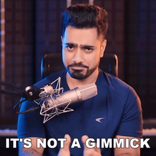 Its Not A Gimmick Unmesh Dinda GIF - Its Not A Gimmick Unmesh Dinda Piximperfect GIFs