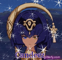 a picture of a girl with the name candeez written on it