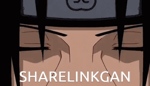 a close up of a person 's eyes with the words sharelinkgan written below them
