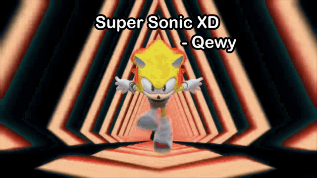 super sonic xd qwy is the name of the cartoon character