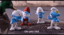 Smurfs Yes I Did GIF - Smurfs Yes I Did GIFs
