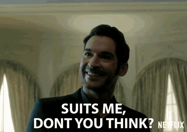 Suits Me Dont You Think GIF - Suits Me Dont You Think Fitting GIFs