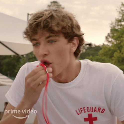 Blow The Whistle Jeremiah GIF - Blow The Whistle Jeremiah The Summer I Turned Pretty GIFs
