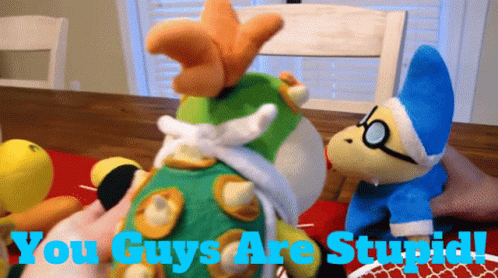 Sml Bowser Junior GIF - Sml Bowser Junior You Guys Are Stupid GIFs