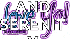 a logo for a website called land and serenit