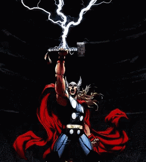 Thor Thunder GIF - Thor Thunder Mjolnir GIFs