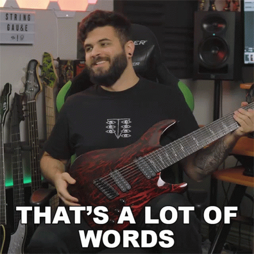 Thats A Lot Of Words Andrew Baena GIF - Thats A Lot Of Words Andrew Baena Mouthful GIFs