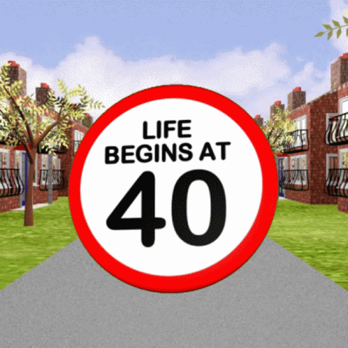 Life Begins At40 Life Begins At Forty GIF - Life Begins At40 Life Begins At Forty Happy40th Birthday GIFs
