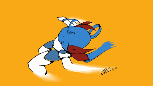 a drawing of a girl doing a handstand with the name simple written below