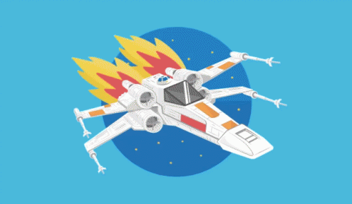 X-wing Starwars GIF - Xwing Star Wars GIFs