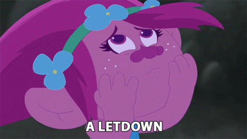 A Letdown Poppy GIF - A Letdown Poppy Trolls The Beat Goes On GIFs