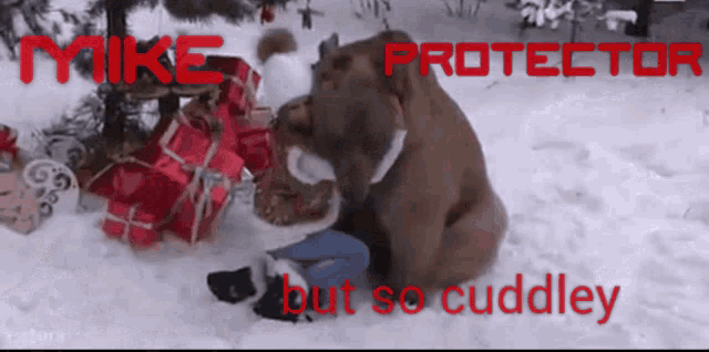 Mike Protector GIF - Mike Protector Cuddley GIFs