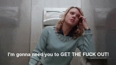 Kate Mckinnon Get Out GIF - Kate Mckinnon Get Out Angry GIFs