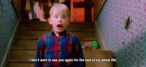 Saying Goodbye To Relatives After The Holidays GIF - Home Alone Macaulay Culkin Kevin GIFs
