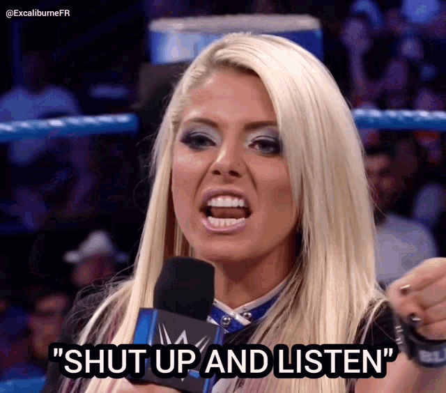 Shut Up And Listen Alexa Bliss GIF - Shut Up And Listen Alexa Bliss Wwe GIFs