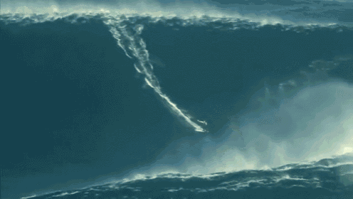 Insane GIF - Extreme Big Wave Surfing GIFs