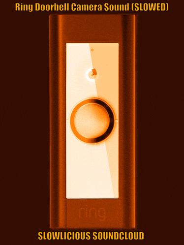 a picture of a ring doorbell camera sound that is slowed