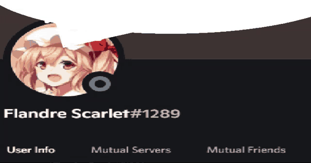 a picture of a girl with the name flandre scarlet