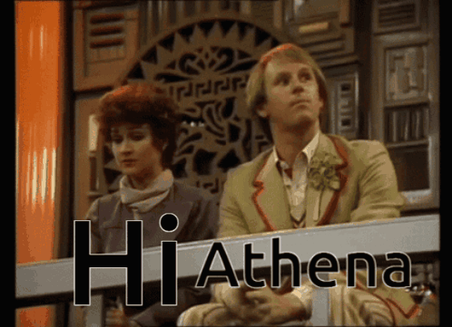 Hi Athena Peter Davison GIF - Hi Athena Peter Davison Doctor Who GIFs