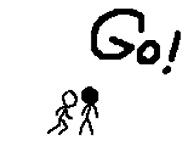 a black and white drawing of a stick figure laying on the ground next to a shark 's tail .