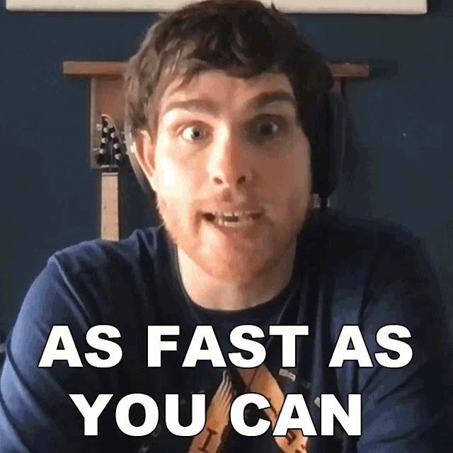 As Fast As You Can Sam Johnson GIF - As Fast As You Can Sam Johnson The Faster The Better GIFs