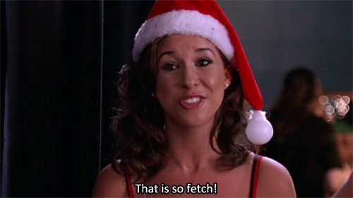 And None For Gretchen Weiner'S Bye GIF - Holidays Happyholidays Christmas GIFs