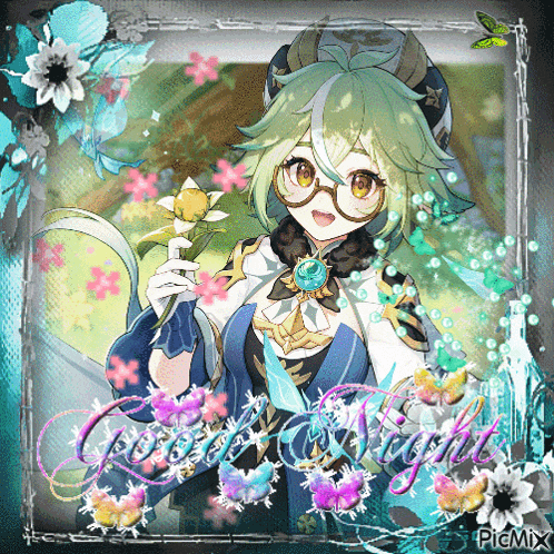 a picture of a girl holding a flower with the words castle night on the bottom right