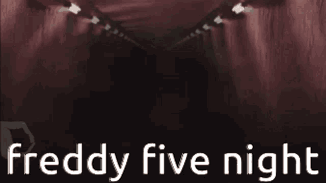 a freddy five night poster with a hand reaching out in the dark