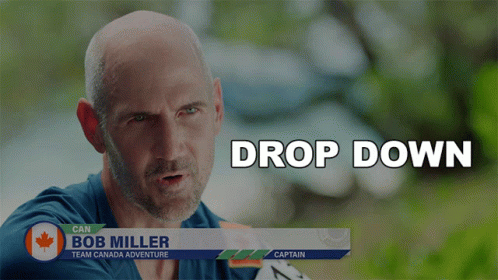 Drop Down Bob Miller GIF - Drop Down Bob Miller Team Canada Adventure GIFs
