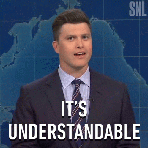 Its Understandable Saturday Night Live GIF - Its Understandable Saturday Night Live Weekend Update GIFs