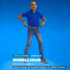a man in a blue shirt is standing on one leg in a video game