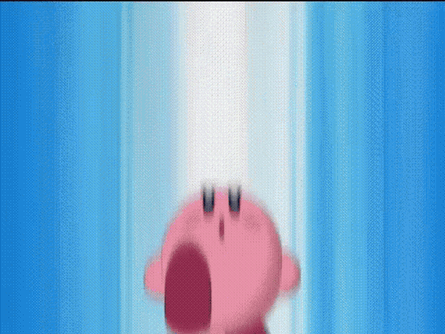 Ice Kirby Kirby Anime GIF - Ice Kirby Kirby Ice GIFs