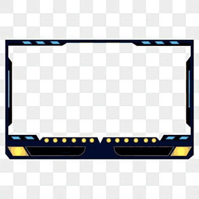 it is a border that looks like a computer screen .