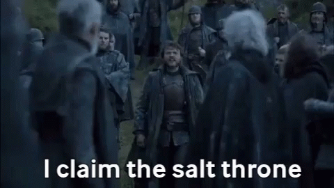 Game Of Thrones Salt GIF - Game Of Thrones Salt Salt Throne GIFs